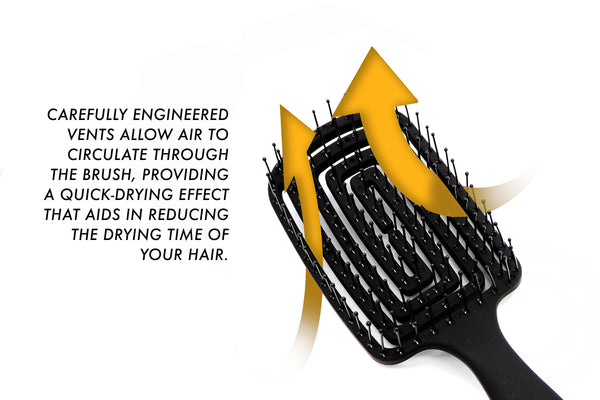 Refined Supply Premium Vented Detangling Hair Brush