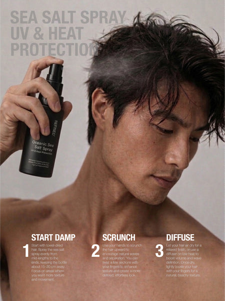 Refined Oceanic Sea Salt Spray with UV & Heat Protection (Large)