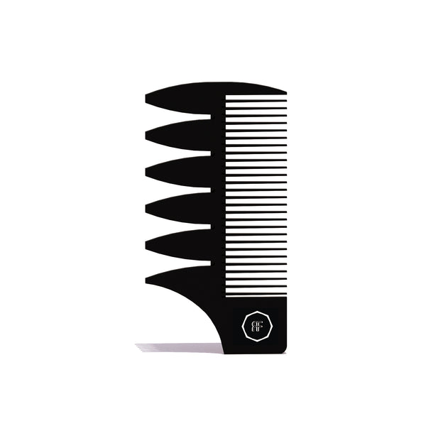 Refined Thermoplastic Dual Density Pocket Comb