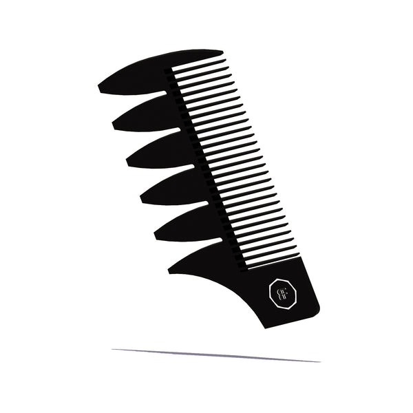 Refined Thermoplastic Dual Density Pocket Comb